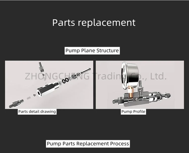 220v Electric Water Curing High Pressure Grouting Machine Two-liquid Acrylate Ma