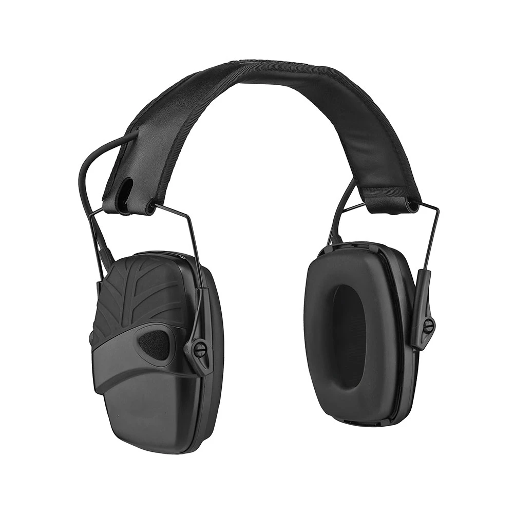 

Hunting Tactical Noise Canceling Headphones Electronic Earmuffs Hearing Protection Headset Foldable Black