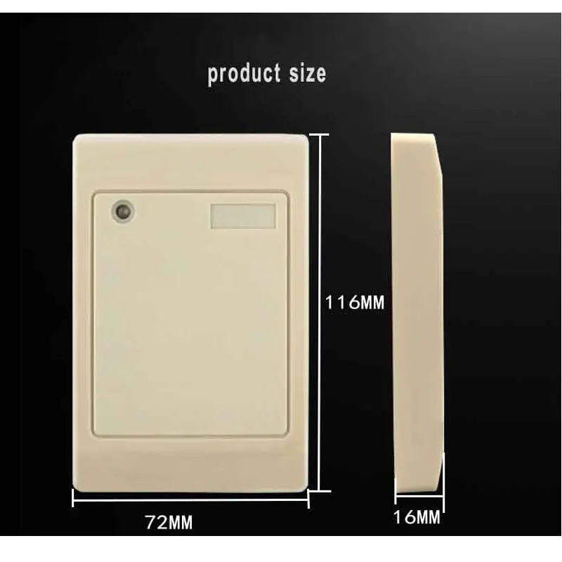 5pcs RFID IC 리더기(13.56M 흰색/검정색 컬러 위건드 26/34 출력 방..