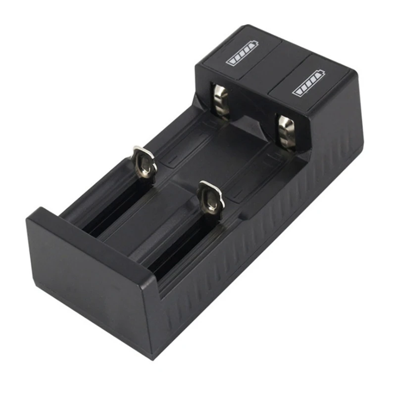 Universal 1/2 slot Smart Battery USB Charger for Rechargeable Li-ion 18650 26650 14500 Batteries