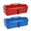 Portable Metal Tool Organization Box with Handle Multipurpose Outdoor Storage Box Container for Home Car Heavy Duty 4