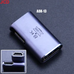 8K HD Right Angle HDMI - Compatible Adapter - Male to Female Converter (A8K - 13  HDMI 2.1)