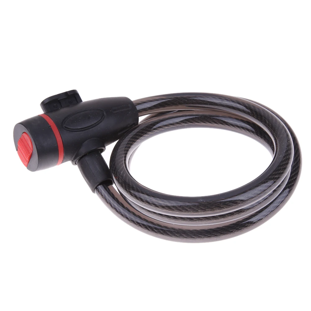 Steel Coil Cable Lock for Motorcycle and Bicycle