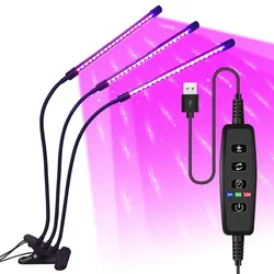 Enhanced Product Title: Full Spectrum LED Grow Light for Indoor Plants and Greenhouses (3 Head 30W - 60LED)