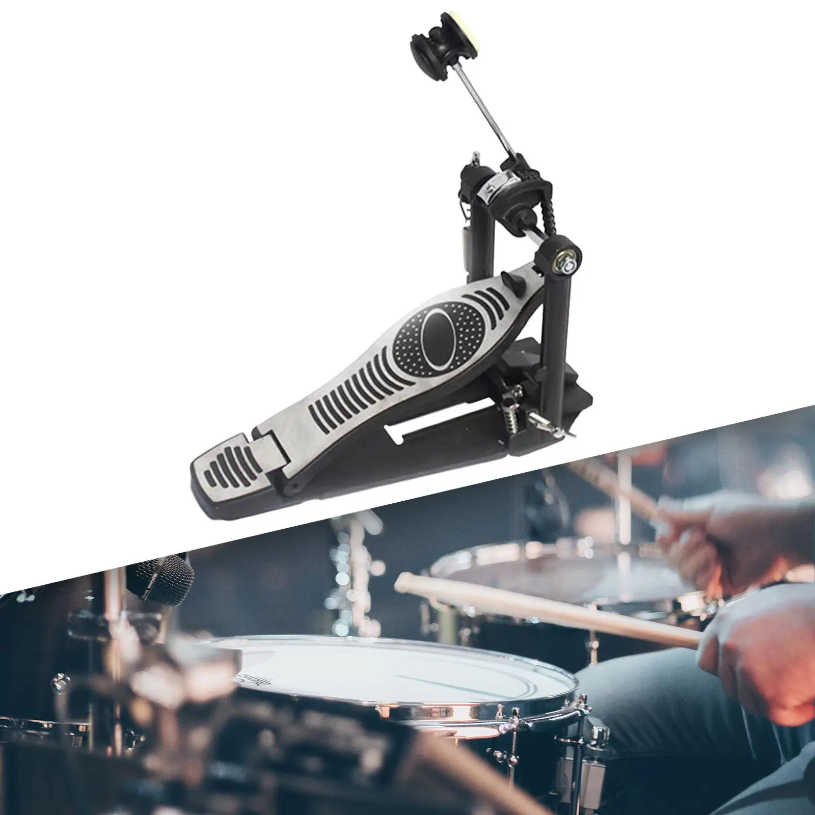 

Bass Drum Pedal Heavy Duty for Electronic Drums Drum Accessories Drum Practice Drum Step on Beater Single Bass Drum Pedal