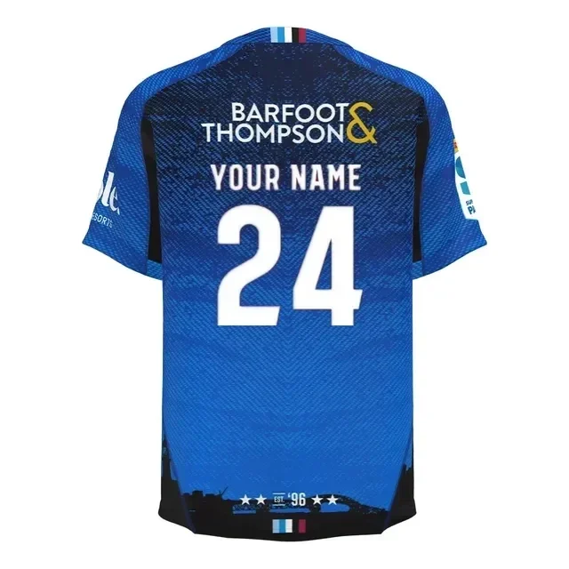 Blues Home / Away Super Rugby Jersey Shorts-Mens Size:S-5XL（Print Name Number）Top Quality