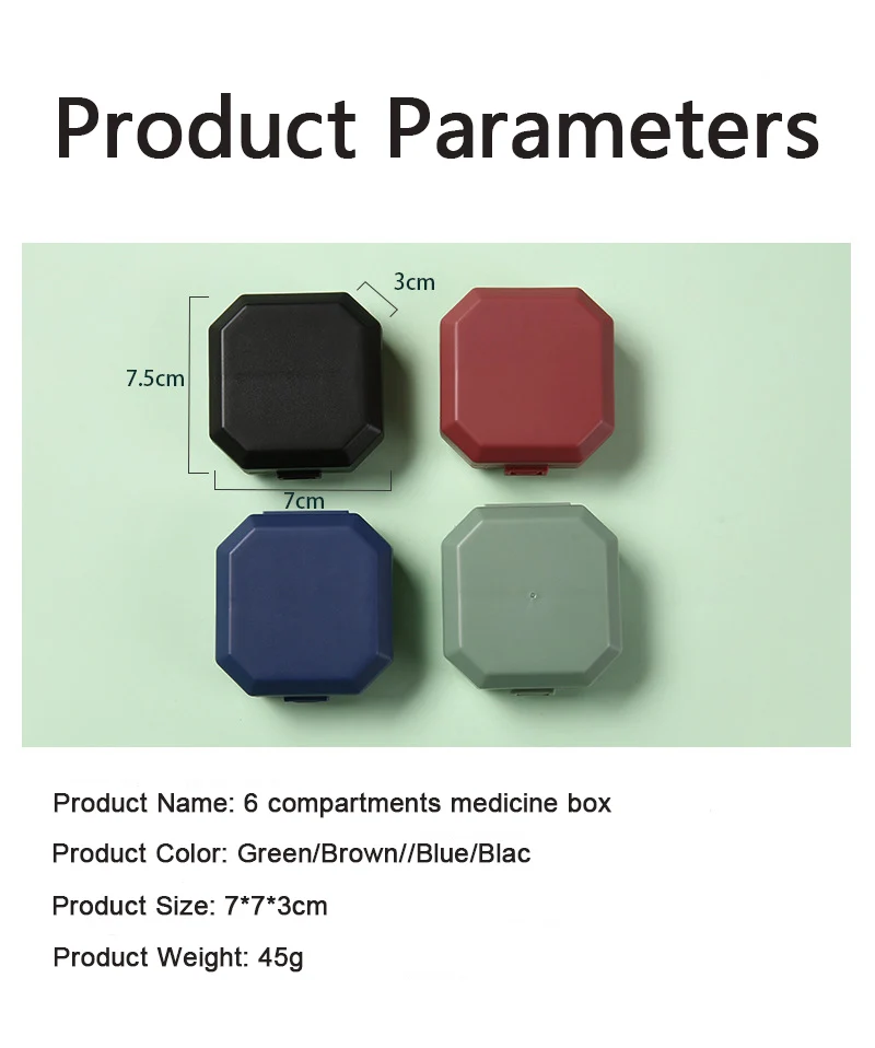 Boîtier Secret,Organisateur Portable Pour Comprimés - Étui