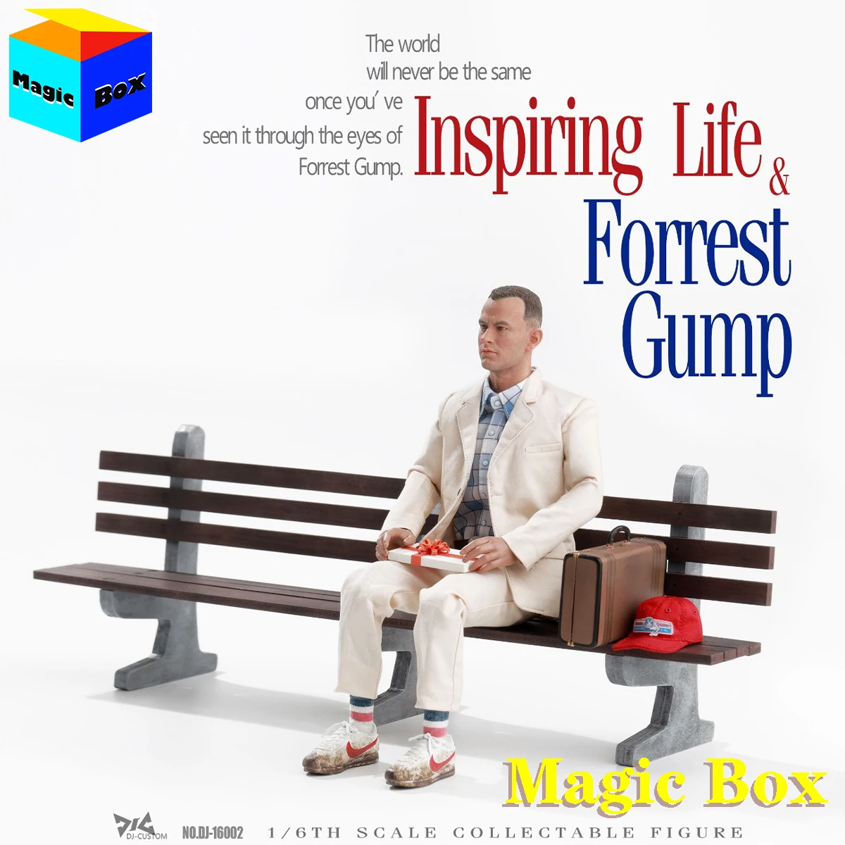 

Original DJ-CUSTOM DJ-16002 1/6 Scale Forrest Gump Action Figure 12" Tom Hanks Full Set Model Doll Toys for Fans Gifts