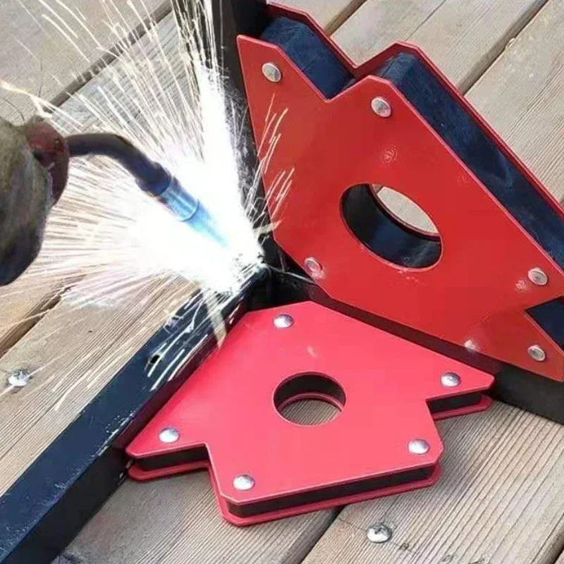 Welding Magnet Fixer 6PCS Welding Positioner Magnetic Fixed Angle Soldering Locator 30 45 90 105 120 135 Degrees Magnet