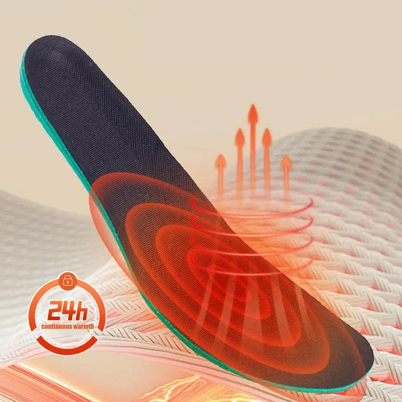 Heated Sneakers Foot Warmer Temperature Controlled Heating Shoes Non-slip Sole Temperature Controlled Heating Shoes Rechargeable