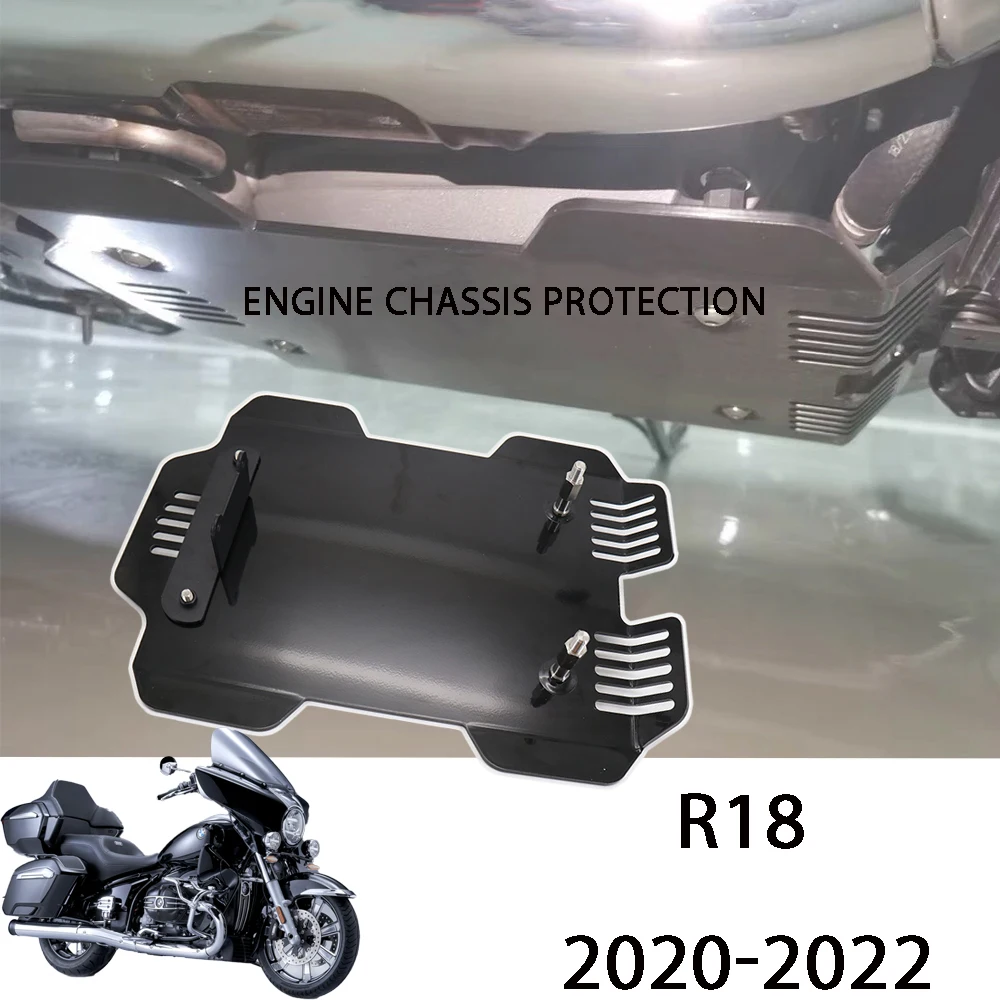 

For BMW R18 r18 2020 2021 2022 Engine Chassis Guard Cover Lower Bottom Skid Plate Splash Chassis Protection