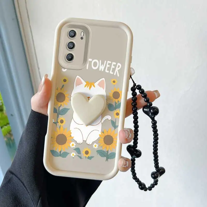 Happy Cat Phone Case Set with Lanyard and Craft Embellishments