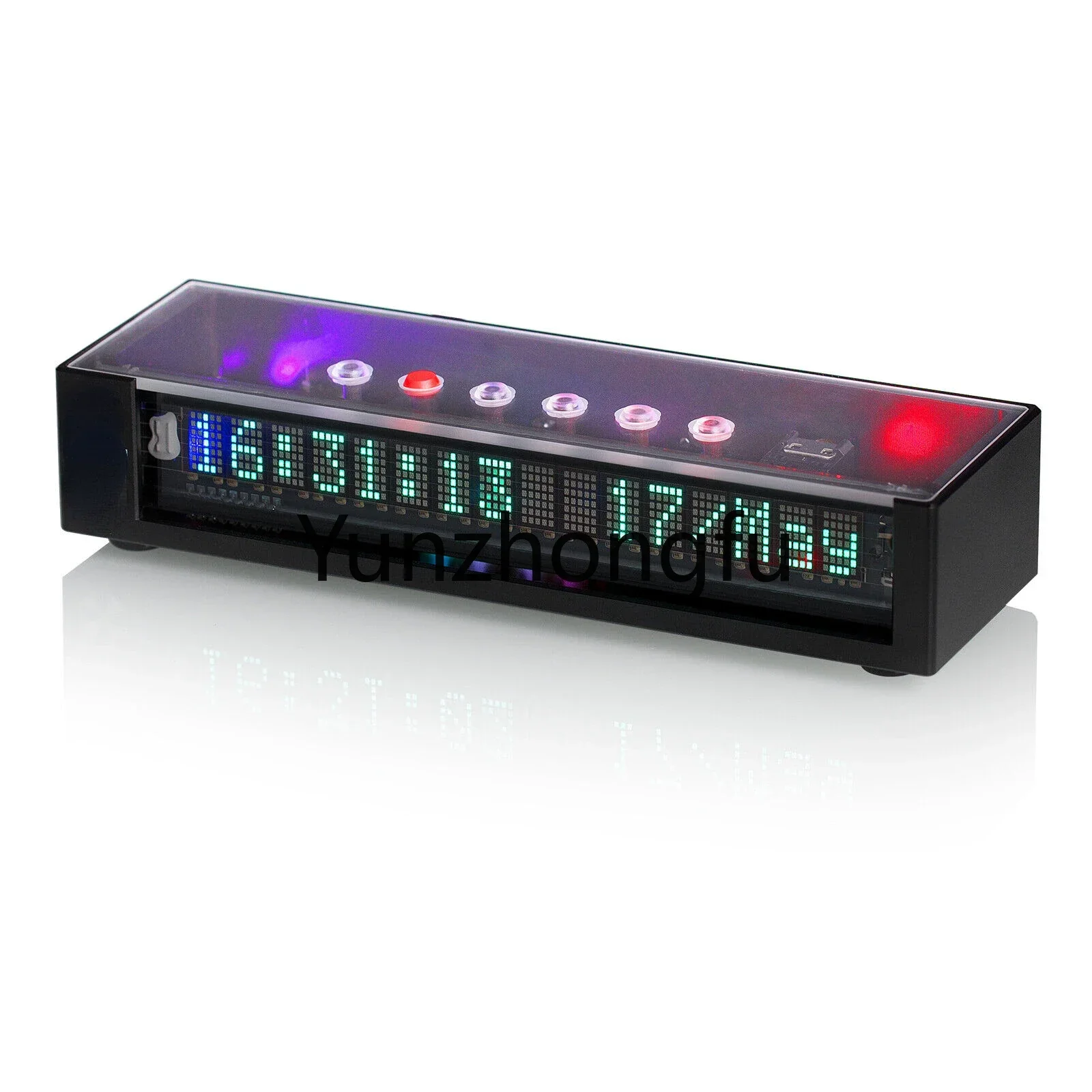 

Retro VFD clock flip clock timer music level meter vacuum screen rhythm lamp WIFI timing