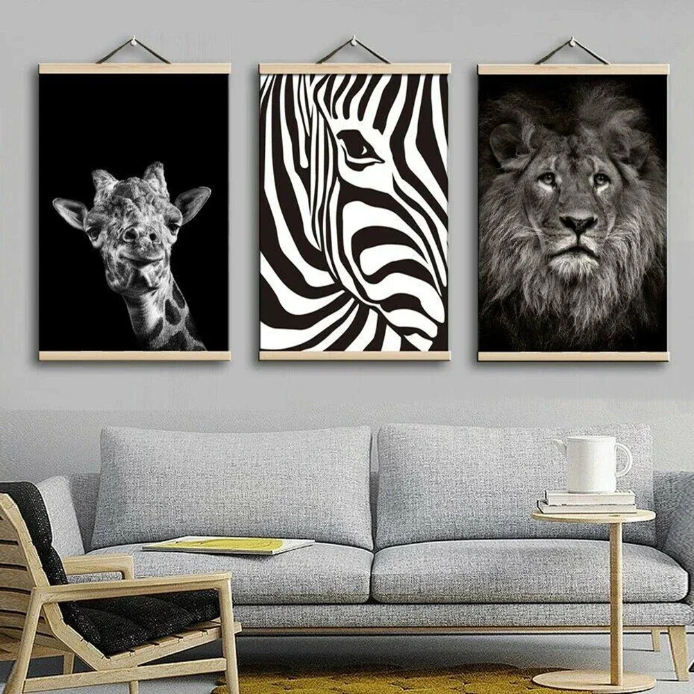 1 Set Wood Diamond Painting Poster Hanger Canvas Painting Frame  Art Craft Hanging Frame Poster Frame Photo Marcos De Fotos