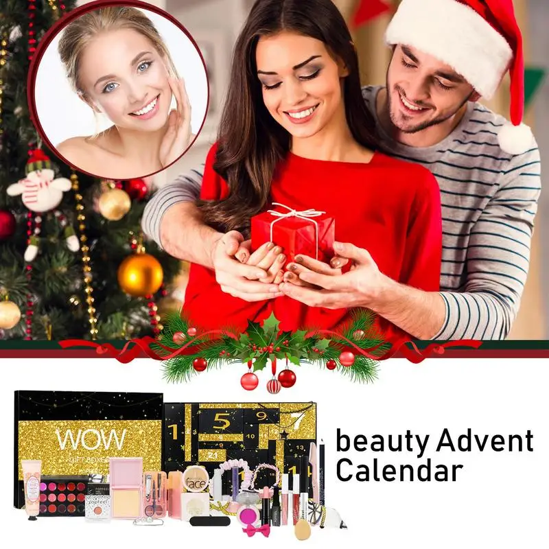 ChristmasBeautyAdventCalendarCountdownCalendarMakeupKit