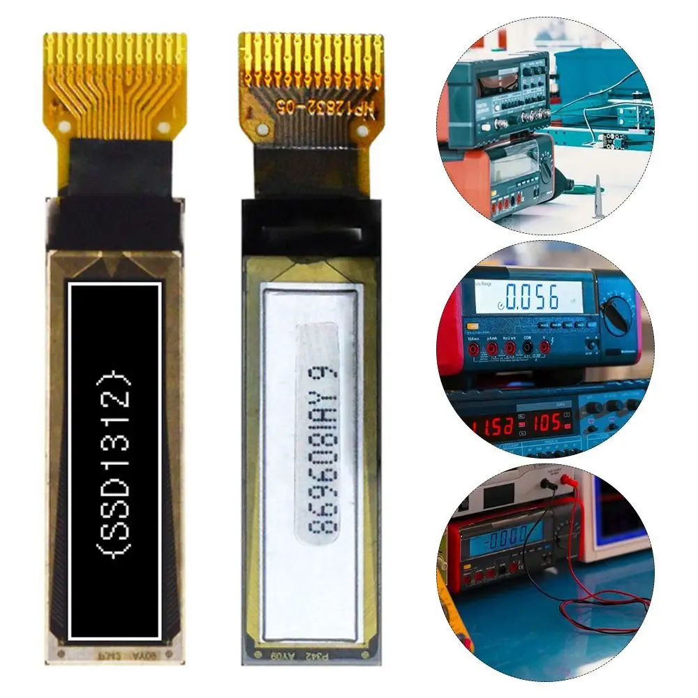 Led Display Module 0.87 inch OLED Screen White light 14PIN OLED Screen Board IIC drive display SSD1312 LCD