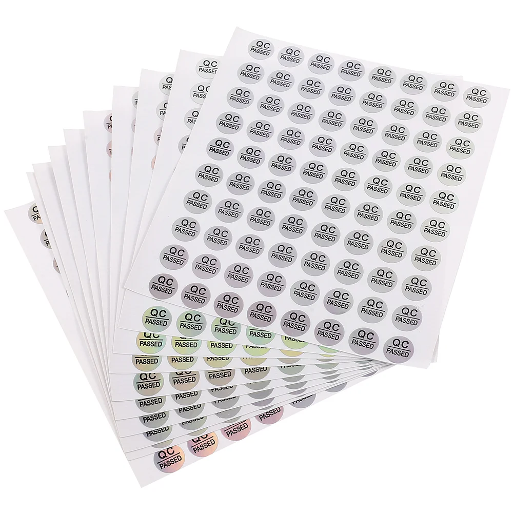 Self Adhesive QC Passed Labels Warehouse Quality Stickers Check Tested Stickers Tested Stickers Self-adhesive Supplies
