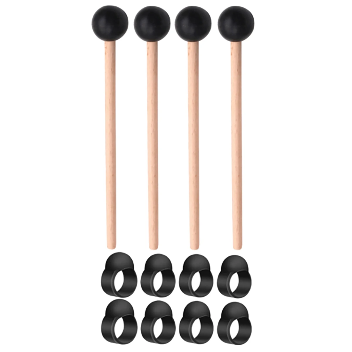 

8 шт. стальной барабан для язычка, перчатки для пальцев, ручная палочка с 4 воздушными барабанами, набор перкуссионных инструментов