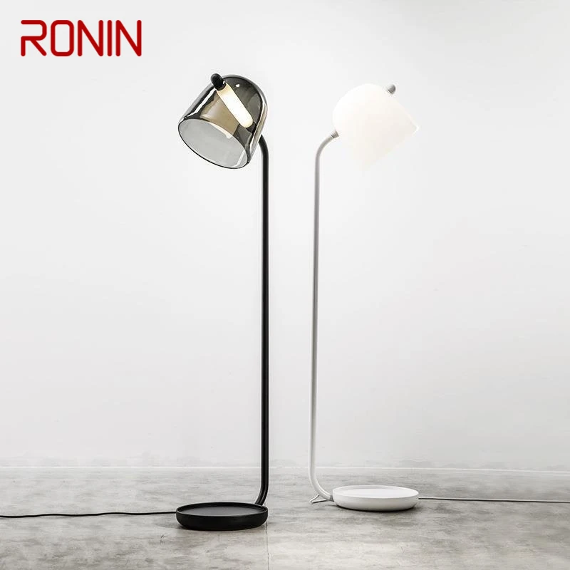 

RONIN Nordic Retro Floor Lamp Family Iiving Room Bedroom Fashionable Modern LED Decorative Standing Lamp