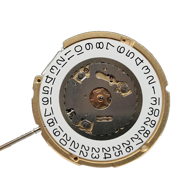 

6003D/6003.D швейцарский кварцевый механизм Ronda, запасные части для часового механизма, золотые часы Movt, оригинальные белые часы с календарем
