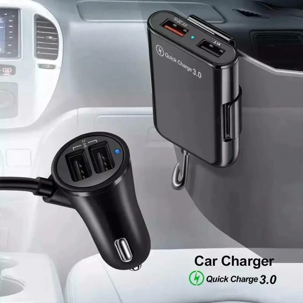     USB  , C7R7  ̺, 5.6ft  ڵ, QC3.0 + 2.4A + 3.1A, 4 Ʈ
