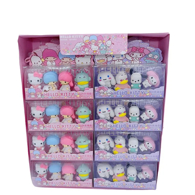 

Sanrio Cinnamoroll Melody Kuromi креативная Съемная стереомоделирующая Резина канцелярский подарок для студента оптом