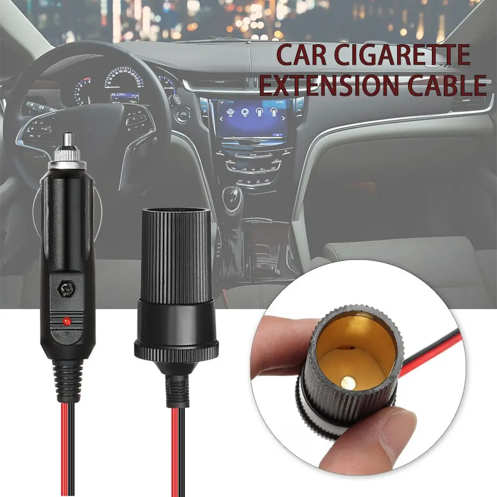 5M Auto Zigarrenanzünder Stecker 12V Verlängerungskabel Adapter Buchse Ladegerät Kabel – Detail 9