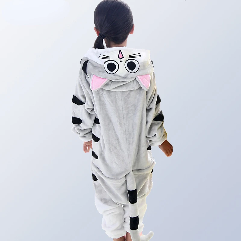 Child Girls Pink Unicorn Kigurumi Pajamas Baby Toddler One Pirce Hooded Jumpsuit Kids Onesies 4 6 8 10 12 Years Children Pijamas
