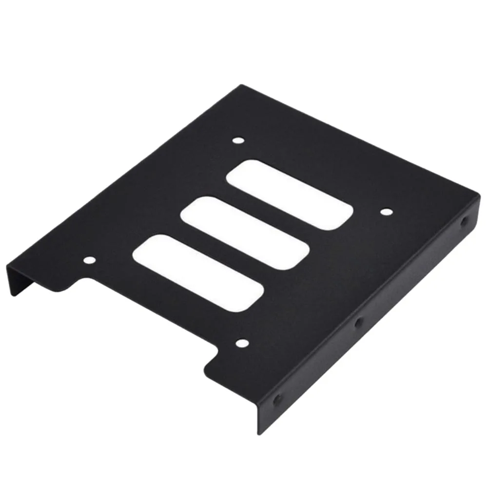 PC 하드 드라이브 거치대 지지대, 2.5 인치 SSD HDD-3.5 인치 금속 마운팅 어댑터 브래킷, 도크 하드 드라이브 HDD SSD 인클로저