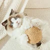 1PC 10CM cat toy sisal ball teasing cat stick molar bite-resistant sound ball self-hi boredom artifact 4
