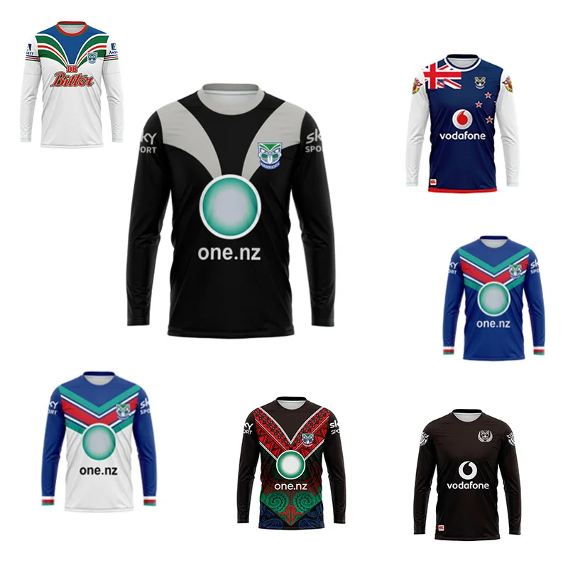 

2024 Wild Warriors Rugby Jersey High Quality Multiple Styles Long Sleeves