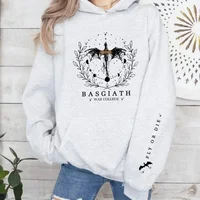 2025 Women's Fall/Winter Hoodie Fourth Wing Sweatshirt Basgiath War College Dragon Knight Hoodie Fantasy Gift unisex Pullover - Image 3