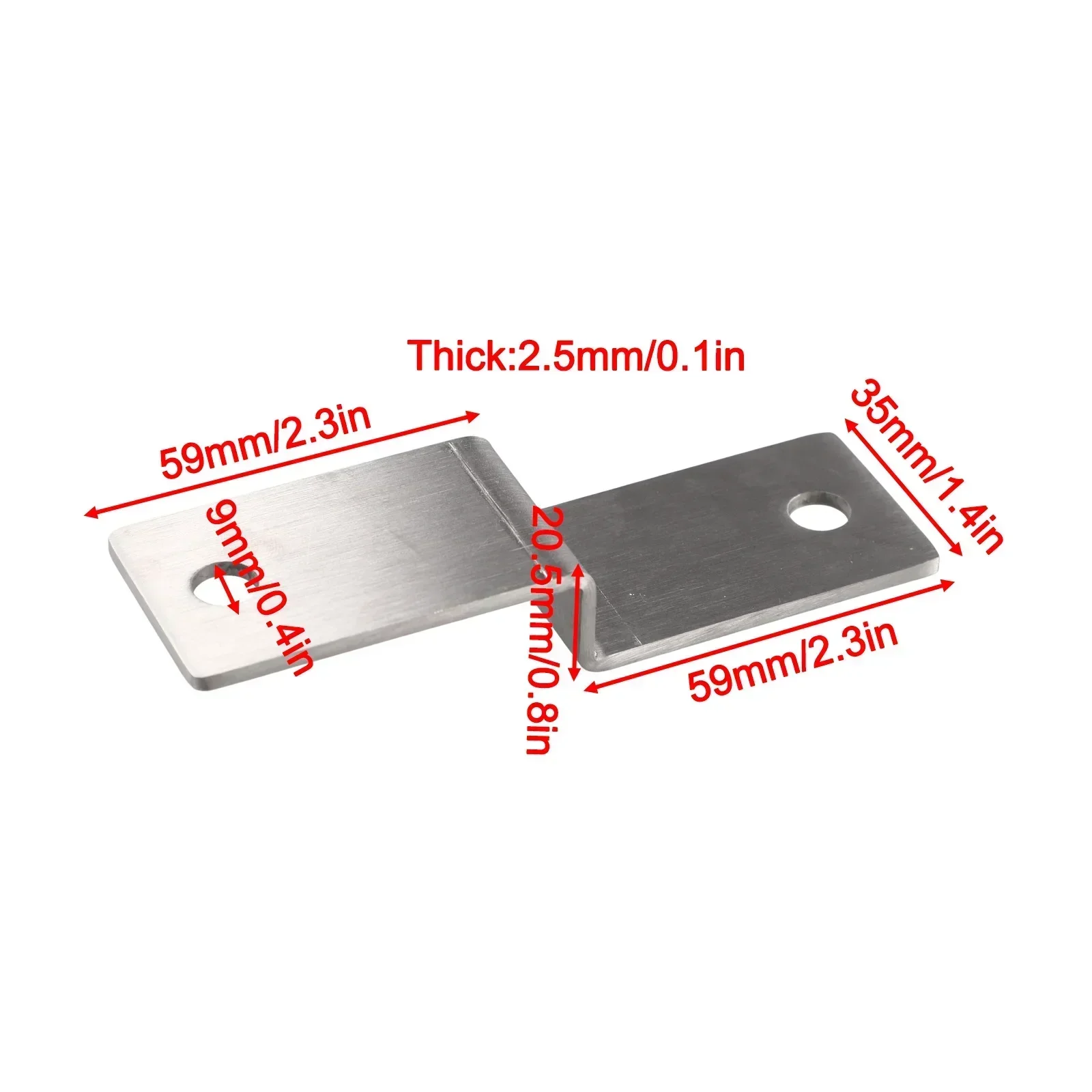 Stainless Steel Thickened Z-shaped Corner Fixed Connector Corner Brackets Z-Shaped Fixed Fastener stainless steel angle bracket angle bracket angle connector