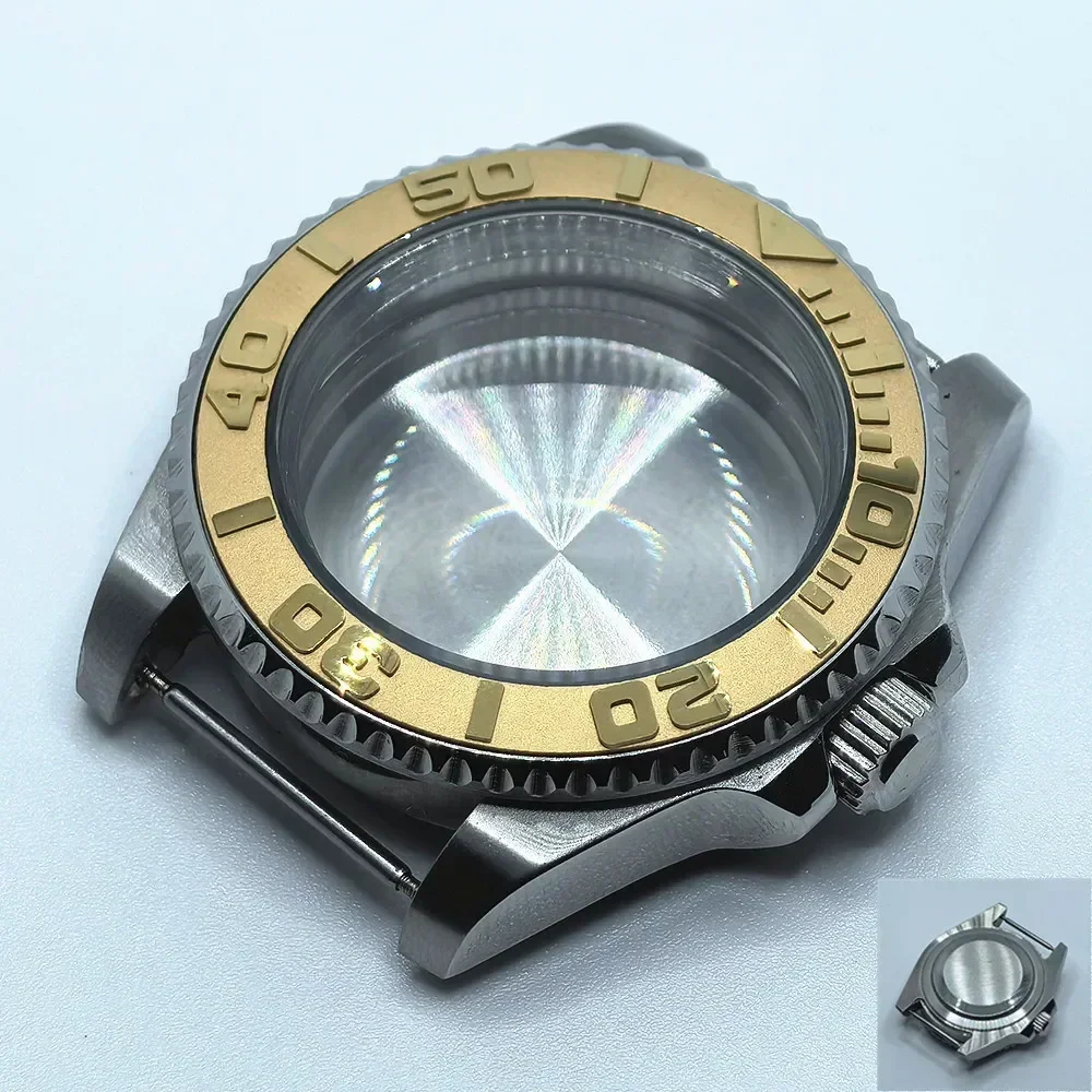 40mm Transparent Glass Watch Case