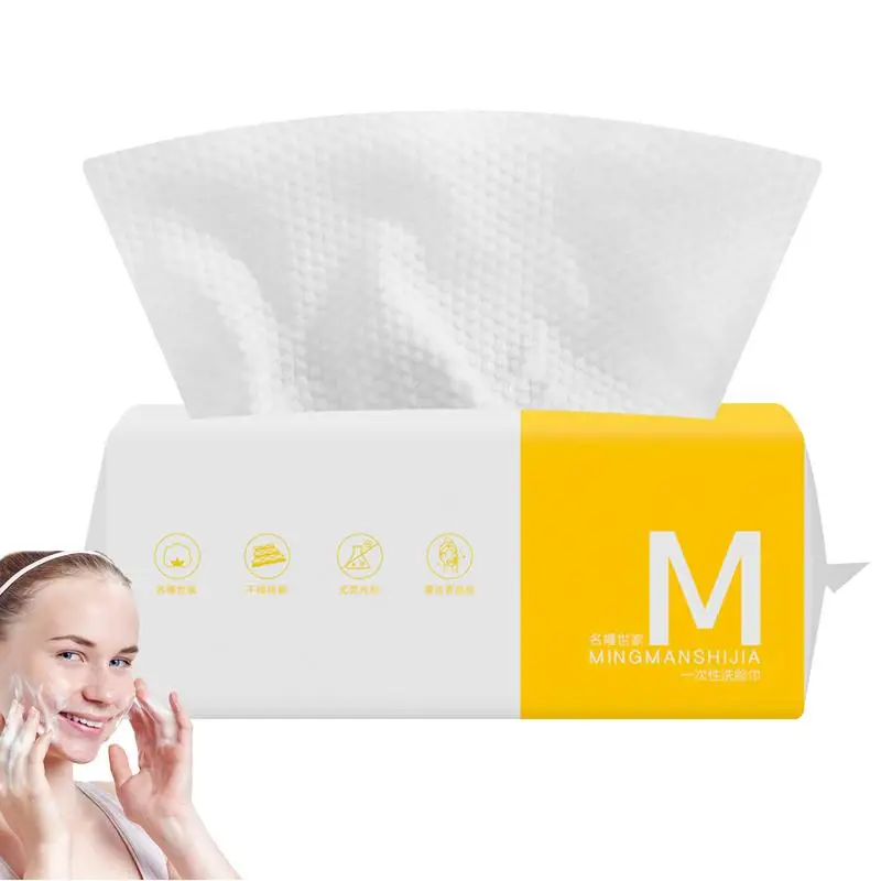 

Clean Skin Towels Disposable Soft Pull Out Face Clean Towels Makeup Remover Wipes Super Absorbent Towels For Cleansing Skincare