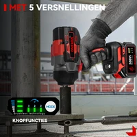 Clé à chocs électrique sans fil ONEVAN 2800N.M, tournevis à couple élevé, perceuse, outil électrique pour batterie Makita 18V 5