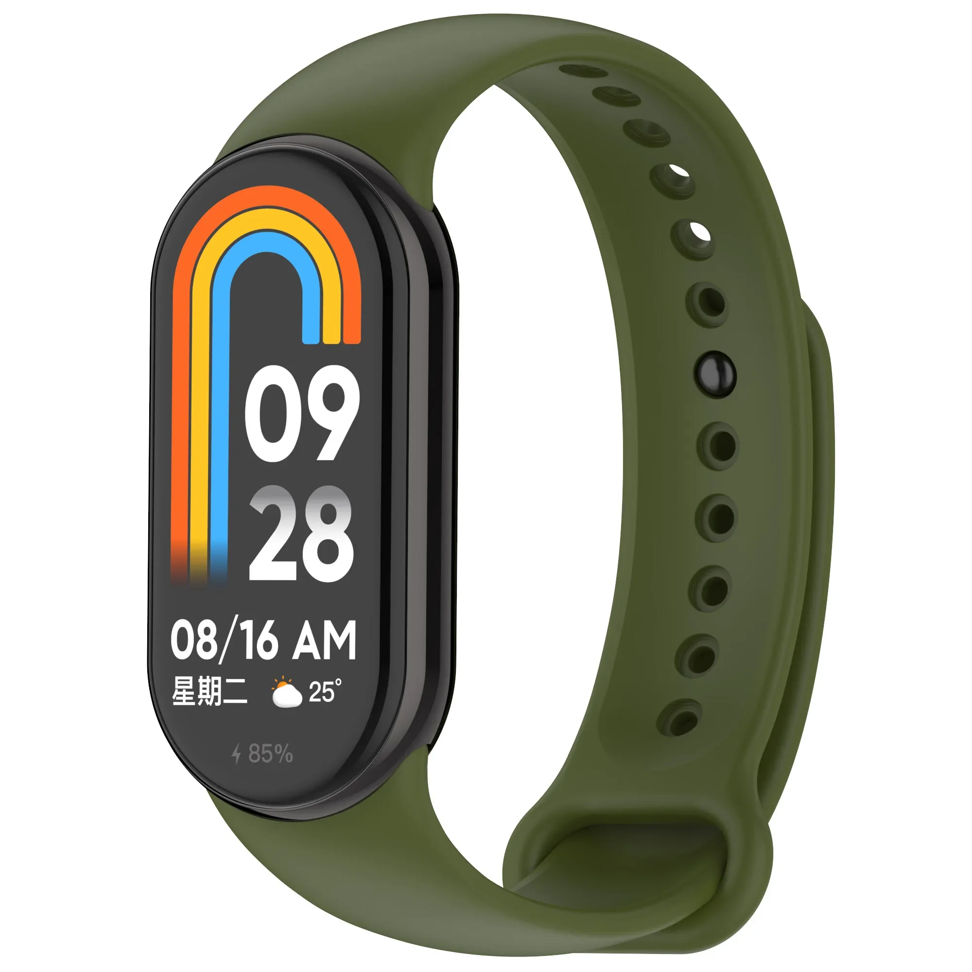 Soft Official Silicone Strap for Xiaomi Mi Band 10 Sports thumbnail 2