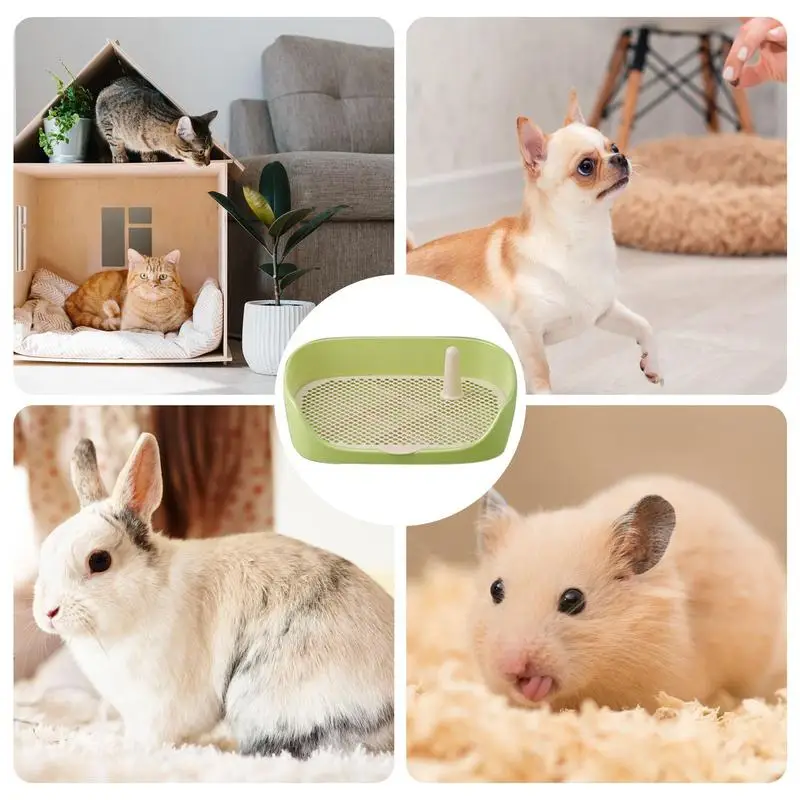 Dog Toilet Training Toilet Pet Toilet for Small Dogs Cats Portable Dog Training Puppy Pad Holder Tray Indoor Dog Potty