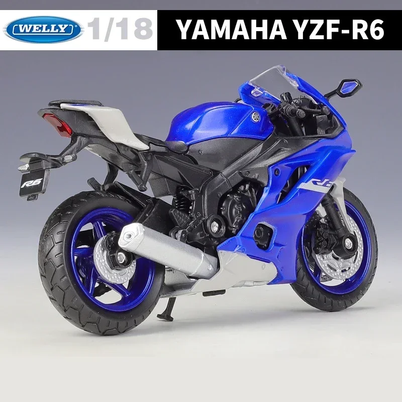  Lazat Chef Motocicleta de juguete para Yamaha R6 Mini aleación  de fundición a presión, modelo de motocicleta (color: 3) : Juguetes y Juegos