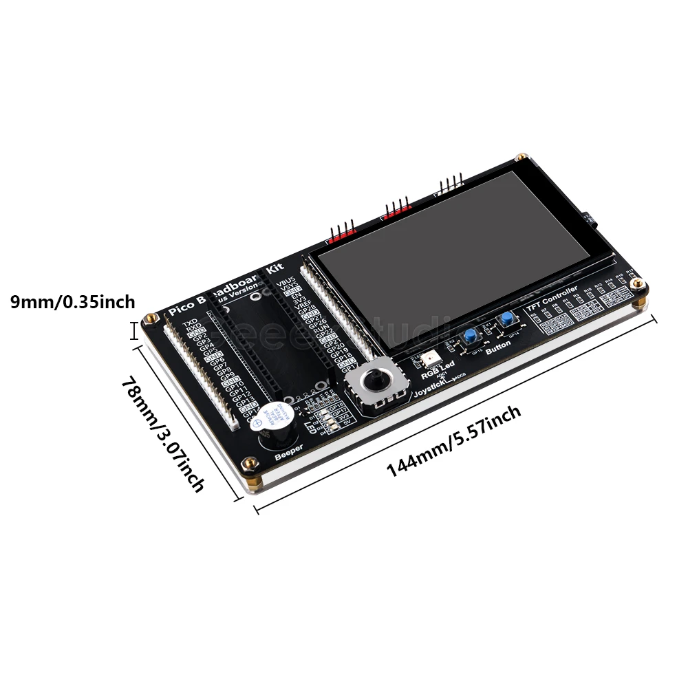 Raspberry Pi Pico W Breadboard Kit, DIY