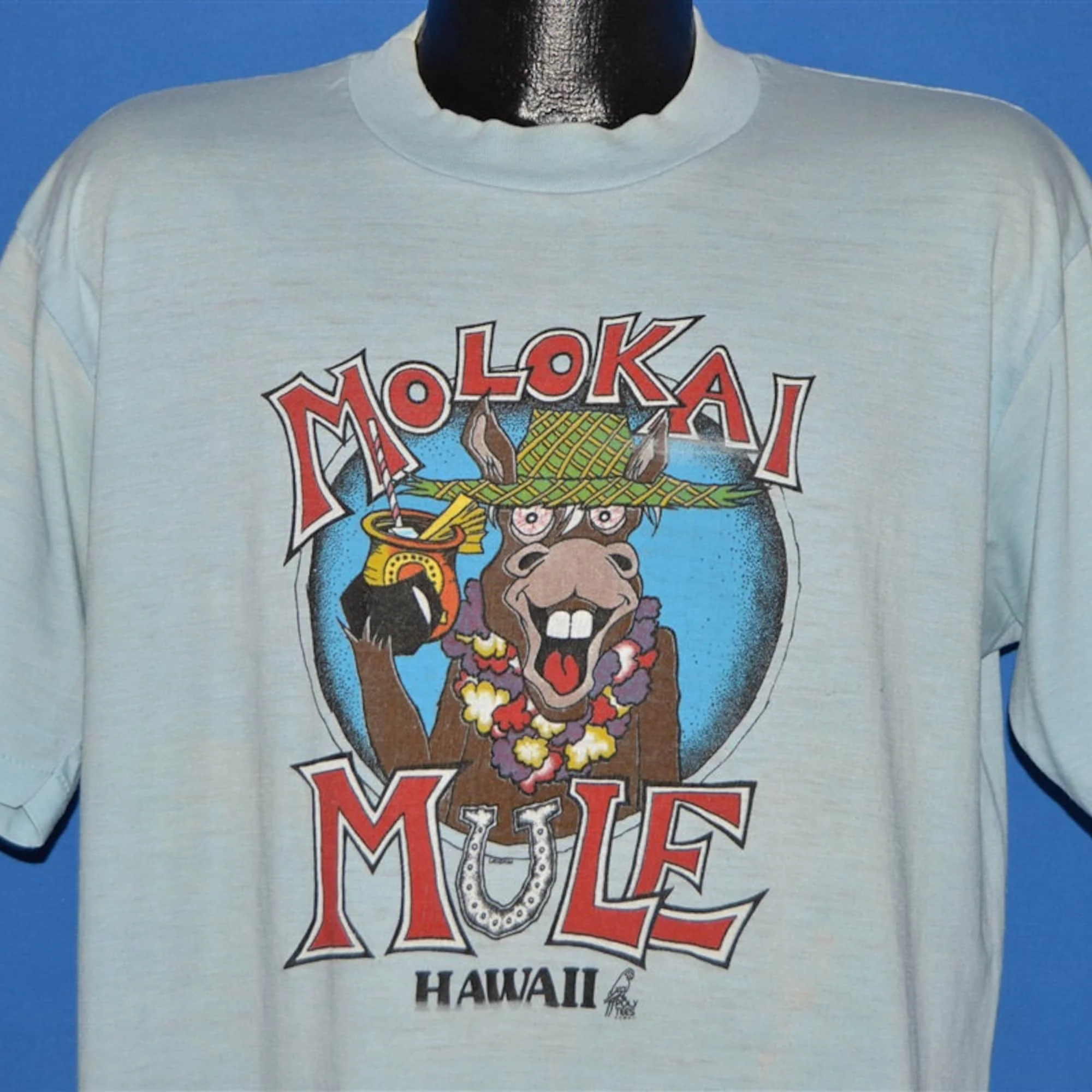 Maglietta 80S Molokai Mule Hawaii Extra Large
