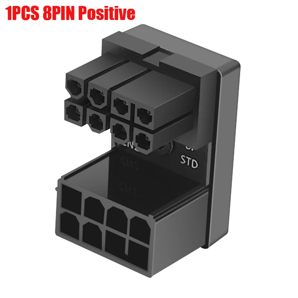 Angled ATX 8-Pin Power Adapter for GPU and Desktop Power Management