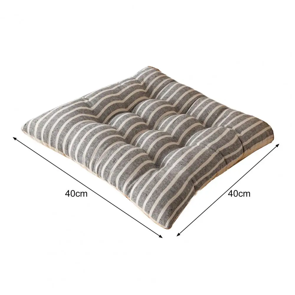 사각형 의자 쿠션, PP 코튼 필링 파티오 시트 백 쿠션, 다이닝 의자 패드, 가을 겨울 사무실 의자 액세서리, 40x40cm
