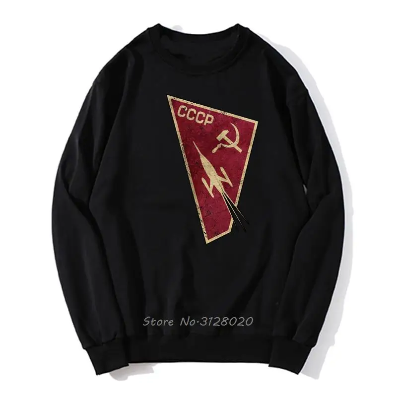 CCCP Kosmonaut Space Program Hoodie UDSSR Russland Roskosmos Übergroßer Pullover Unisex Sweatshirt – Detail 2