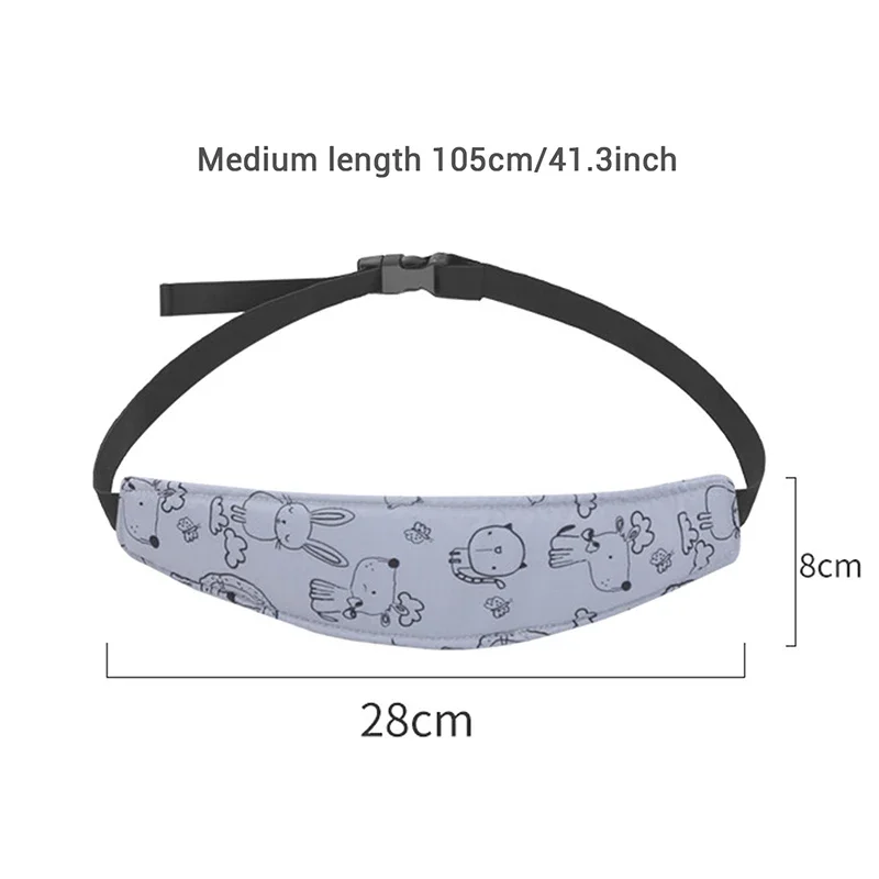 Car Seat Head Support Baby Car Seat Head Support Children Stroller Fastening Belt Adjustable for Boy Girl Playpens Sleep Positioner Baby Saftey Pillows auto seat head support,car seat head belt,baby head fixation belt