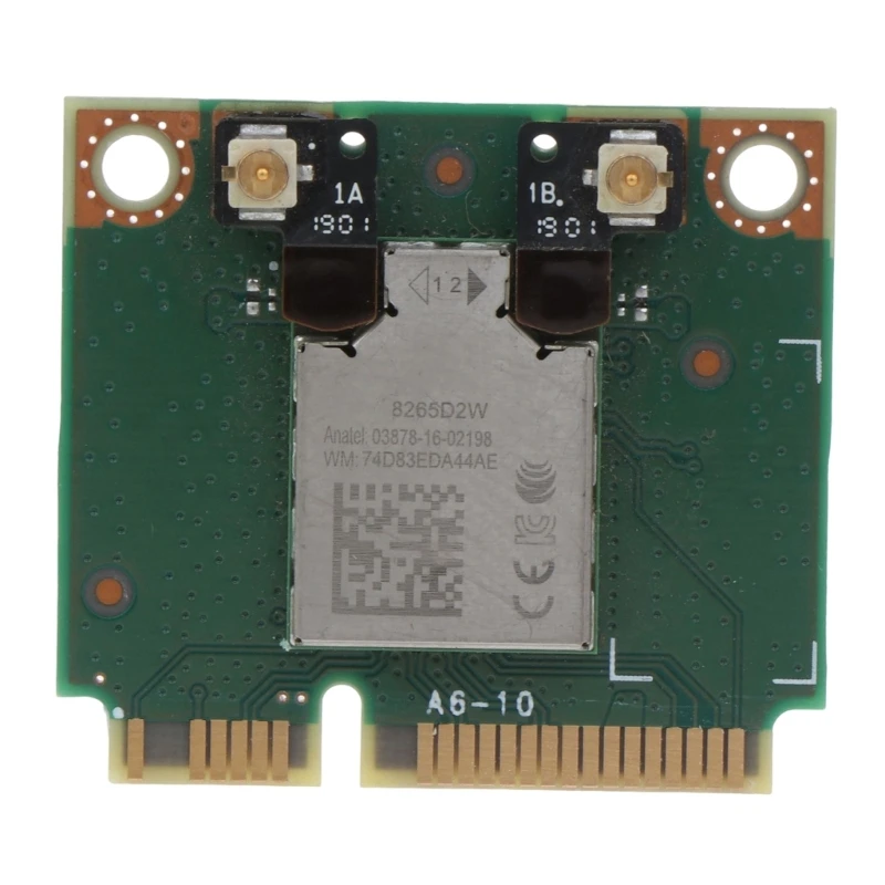 

Двухдиапазонный 1200M 8265D2W Mini Pci-e 802.11AC беспроводной адаптер для N4010 N5010E7420E7520E7720 MPWRT