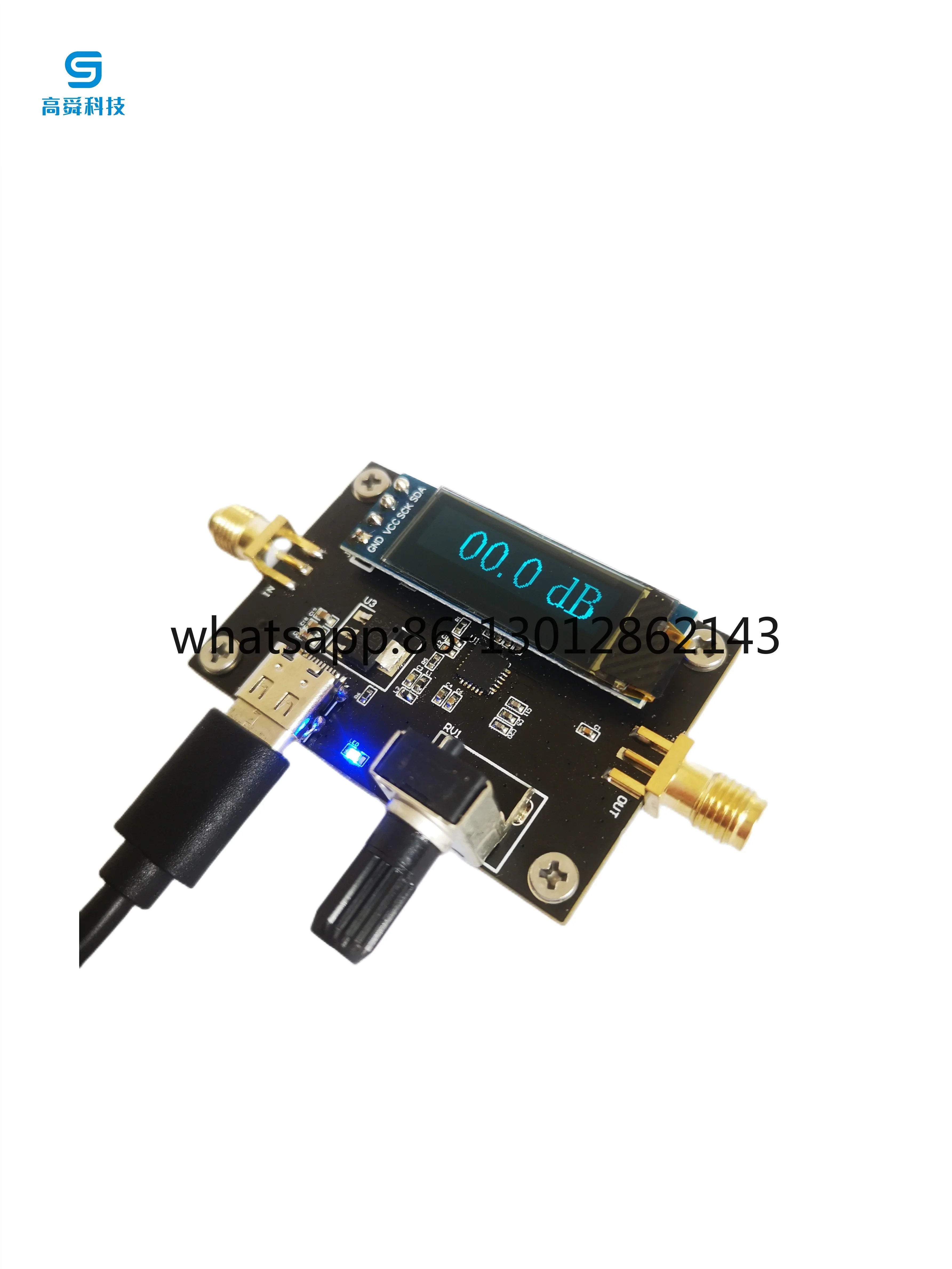 624A 디지털 RF 감쇠기 모듈 031.5dB 조정 가능 DC-6GHz 0.5dB 단계 정확도
