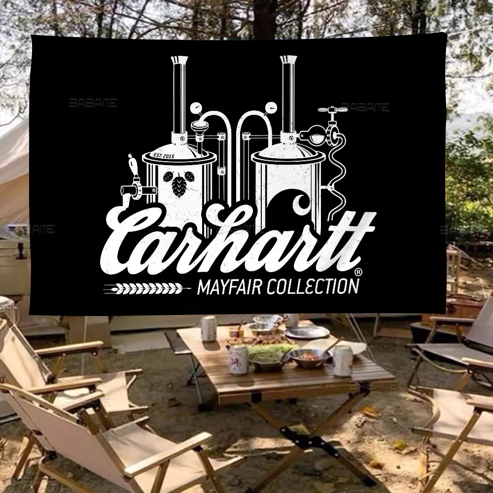 thumbnail image 1 of Banderas para ambientes al aire libre, decoraciones para campamentos, pancartas C-Carhartts-S para reuniones familiares, 1 of 5