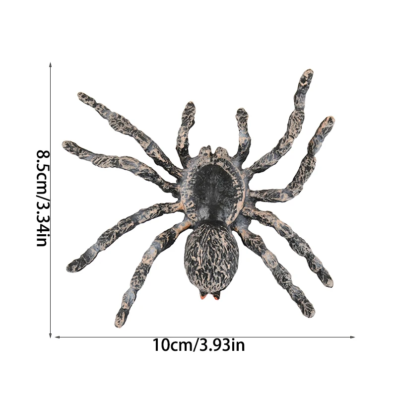 Plastic Fake Spider Simulated Insect Model Prank Joke Toys Halloween Party Home Decoration Horror Props Kids Trick or Treat Gift