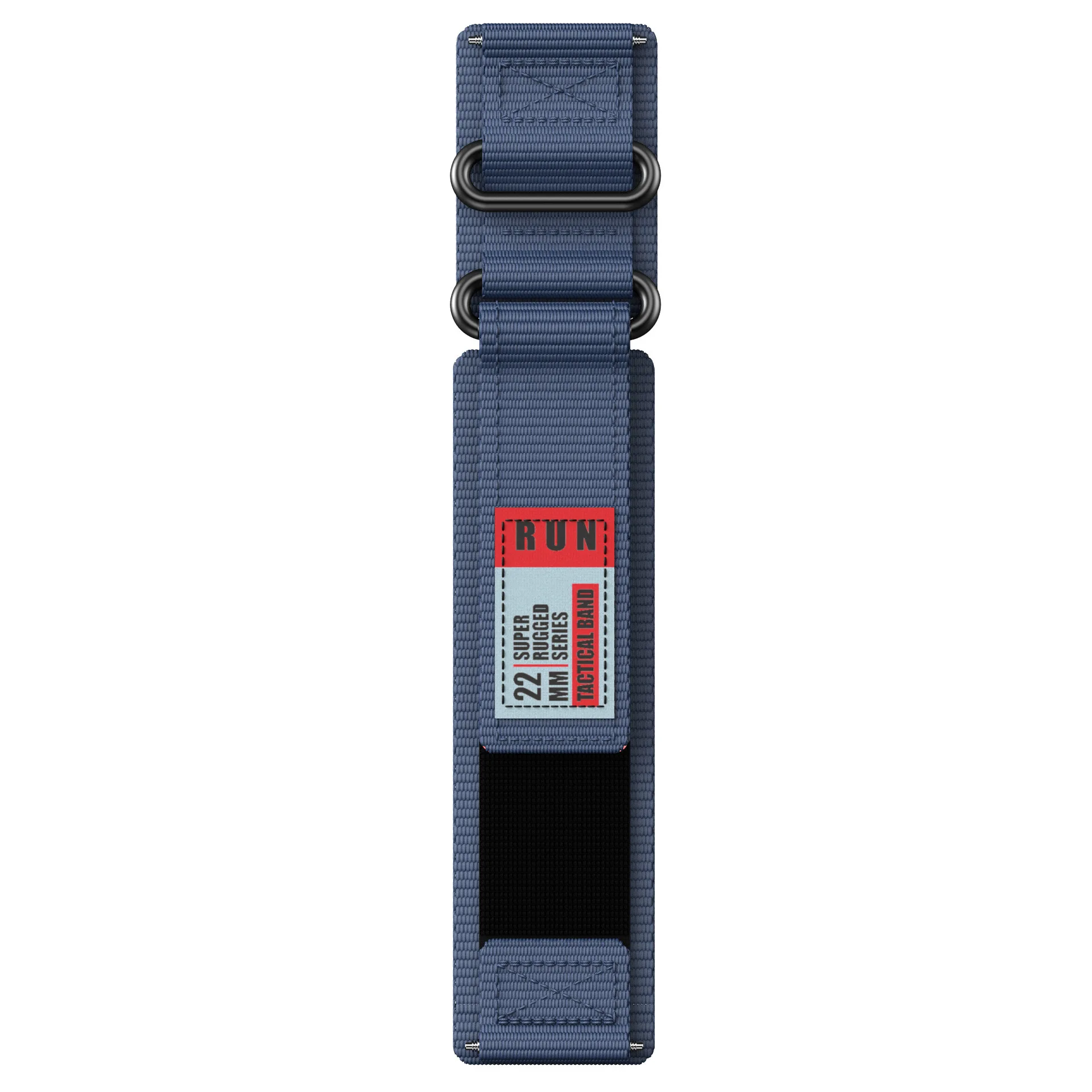 Versatile 22mm Hook & Loop Nylon Sports Watch Band – Premium Replacement Wrist Strap